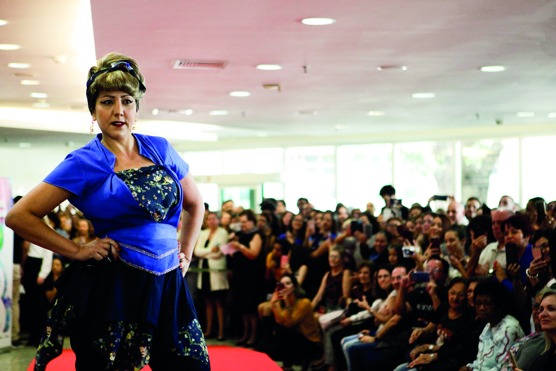 Desfile de moda de pacientes